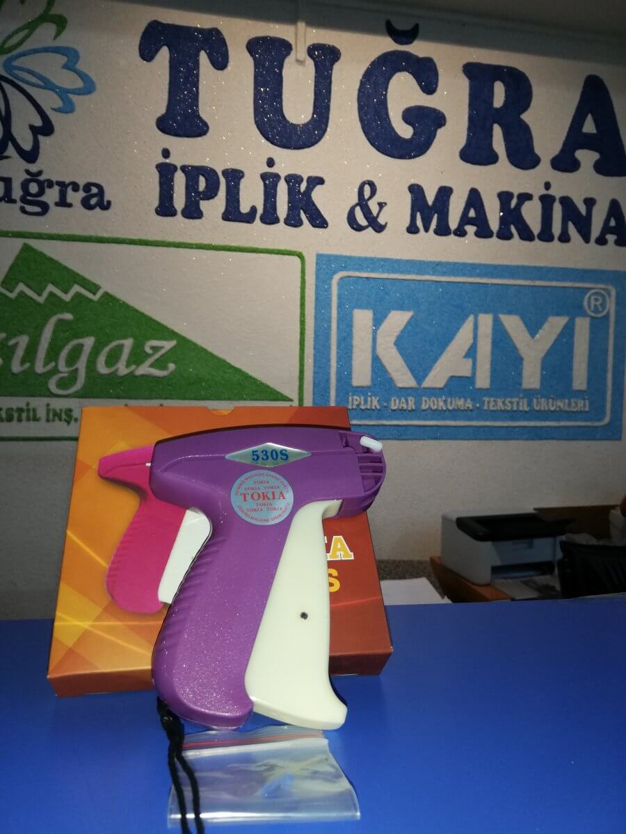 Kılçık tabancası, 1cm üzeri, etiketlemek için kullanılan, yaka etiket, fiyat etiket, beden etiket