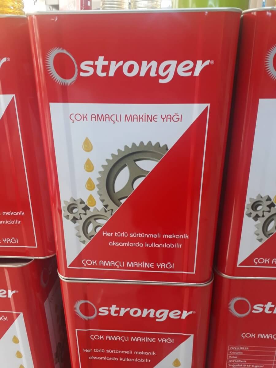 STRONGER DİKİŞ MAKİNASI YAĞI - 16 LT. (TENEKE)